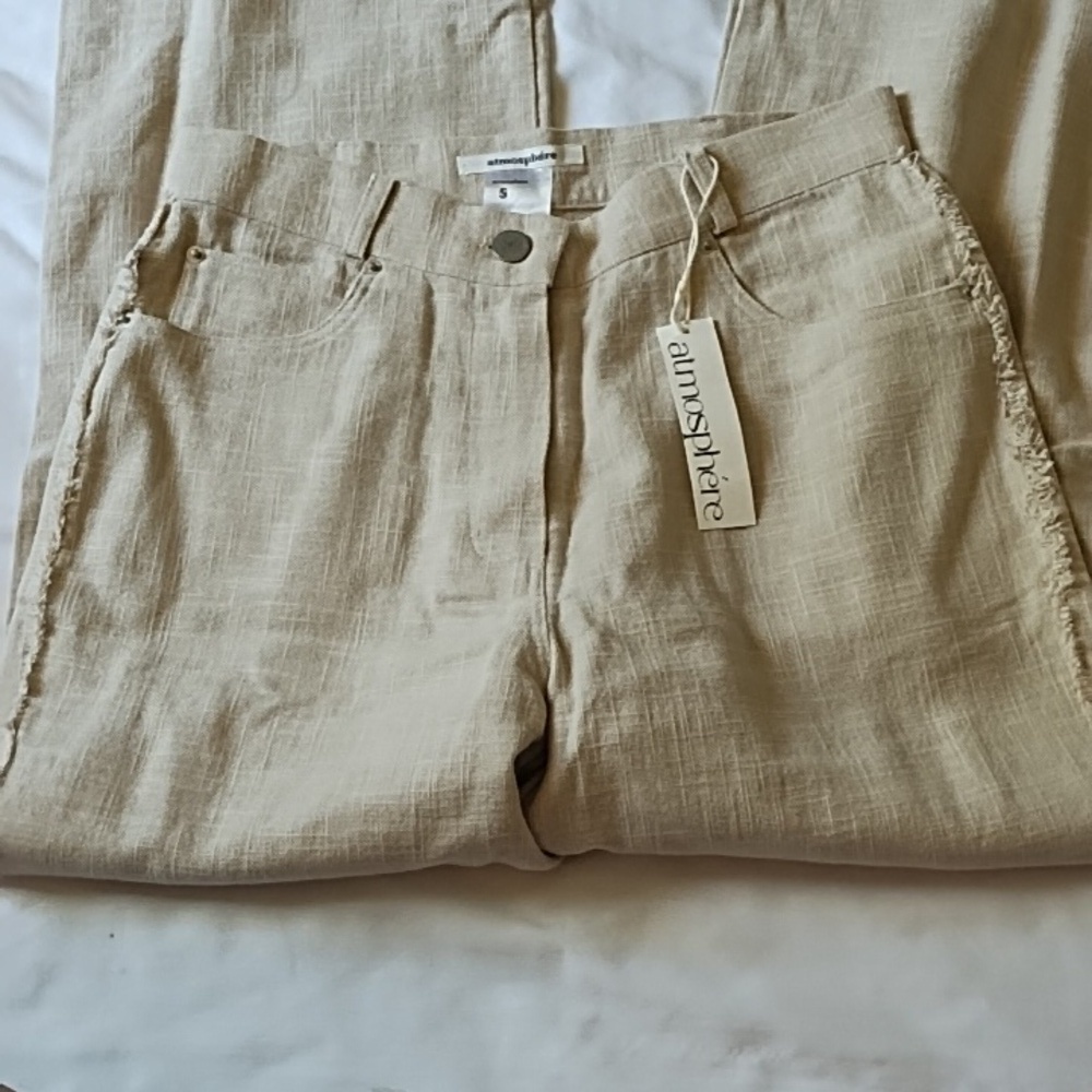 NWT Atmosphere Linen Pants - Picture 4 of 7